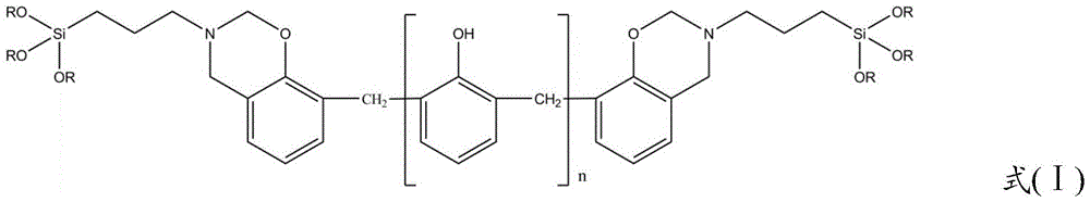 Silane-modified phenolic resin and preparation method thereof