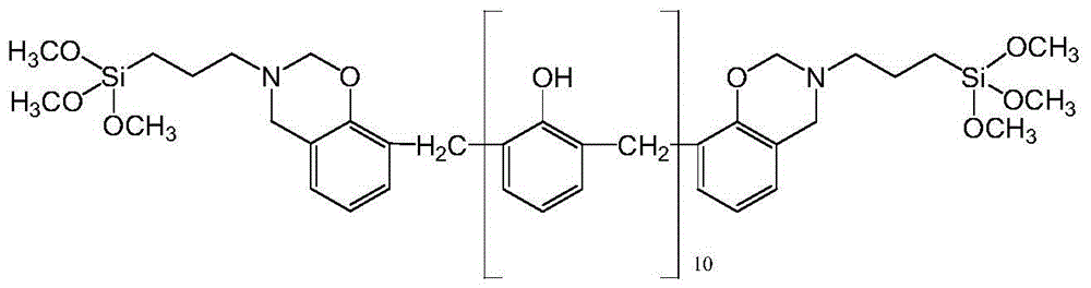 Silane-modified phenolic resin and preparation method thereof