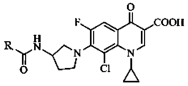 Application of clinafloxacin amino derivatives and medicinal salts thereof in preparing antitubercular medicaments