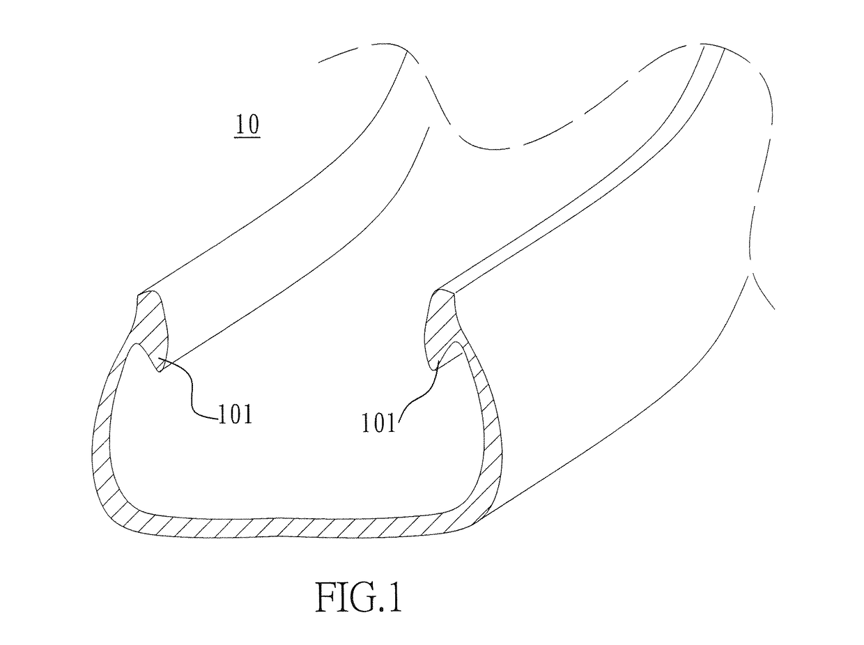 Tire with puncture-proof spare tire structure