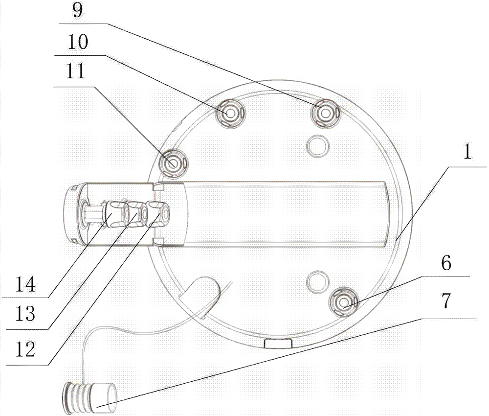 Hand-held ECG detection device and ECG detection system with same