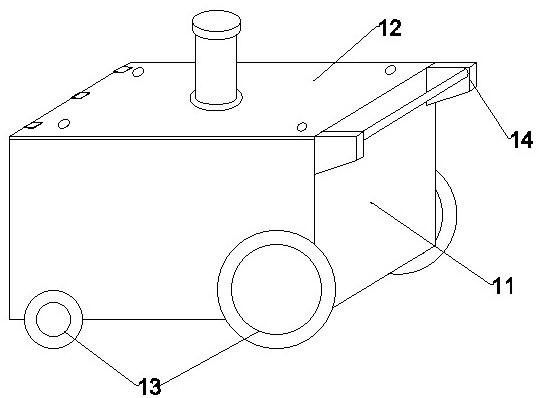 Printed paper collecting vehicle