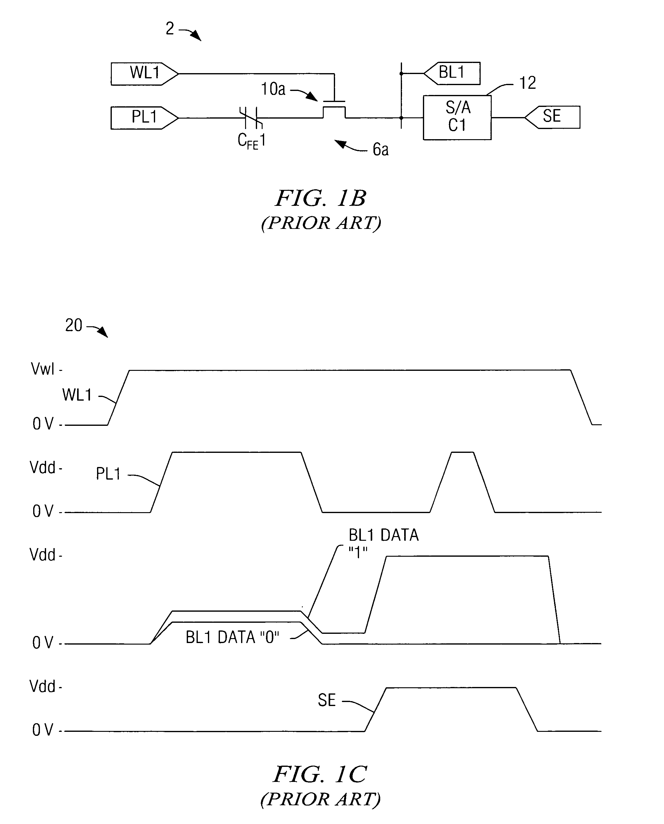 Method and apparatus to reduce storage node disturbance in ferroelectric memory