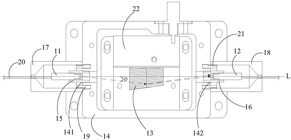 Acousto-optic Q switch and laser device