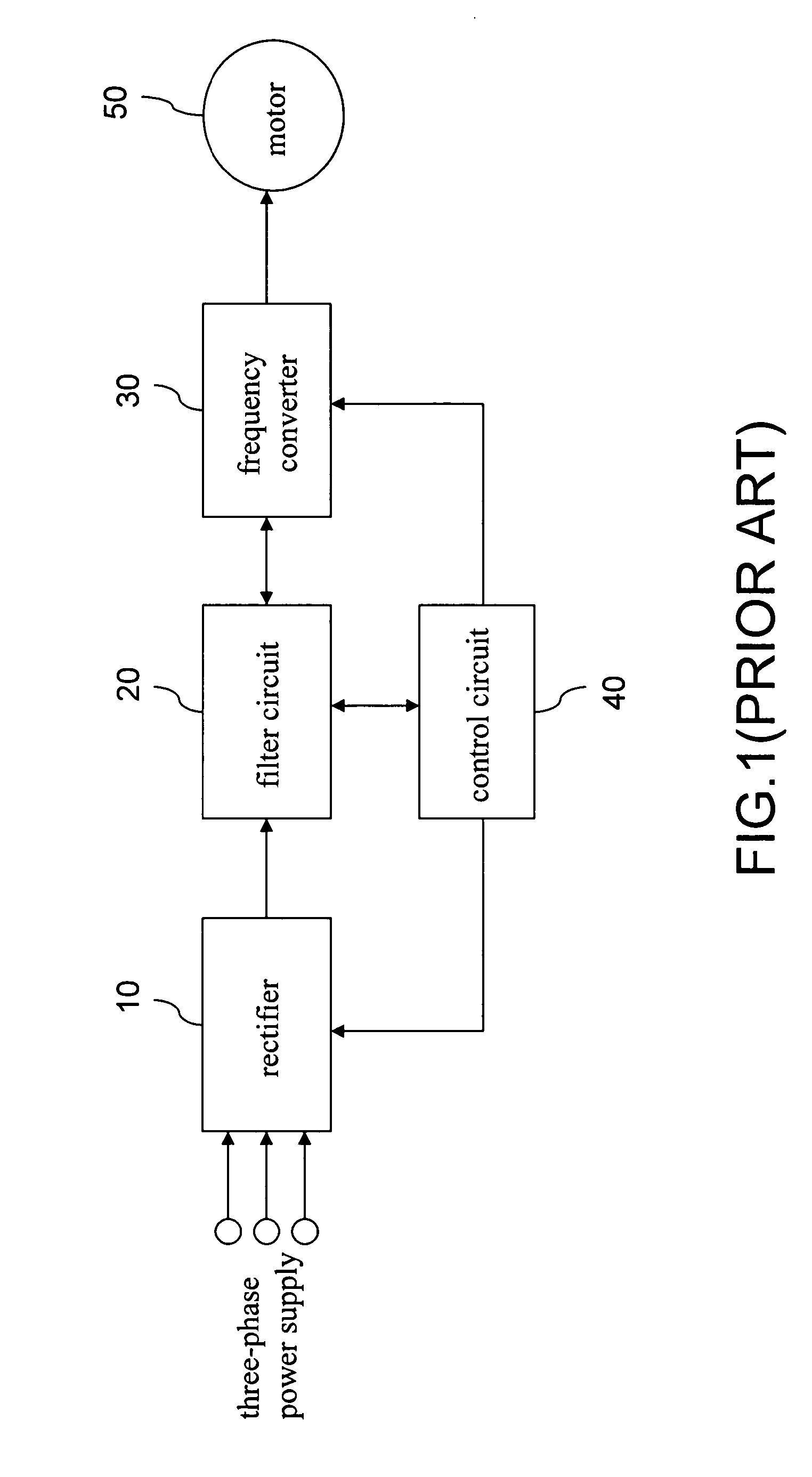Method of detecting phase-loss state of three-phase power supply