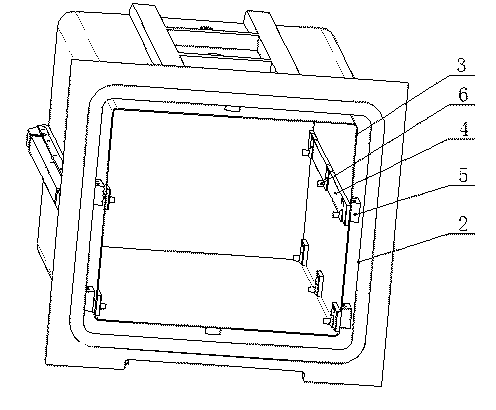 Hydrogen peroxide plasma sterilizer of square sterilization bin with convenience in fixing placement basket