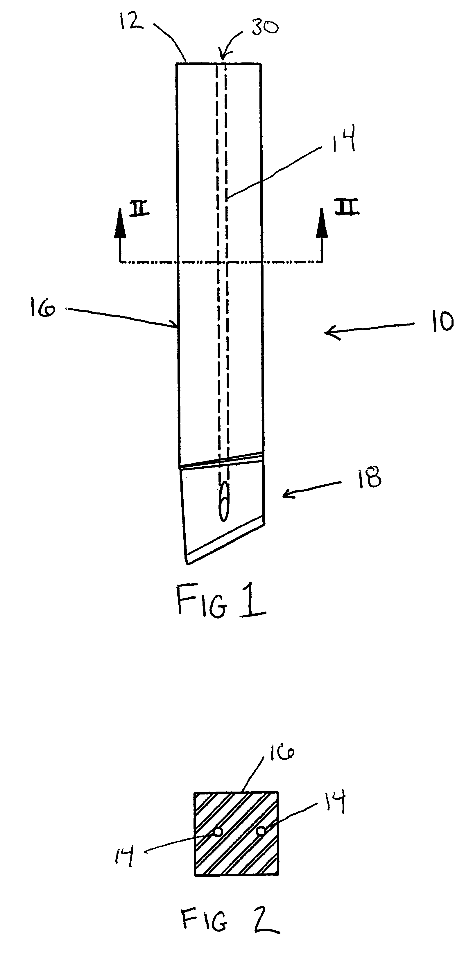 Cutter blade with integral coolant passages