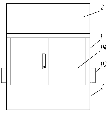 Communication box with dust removal and heat dissipation functions
