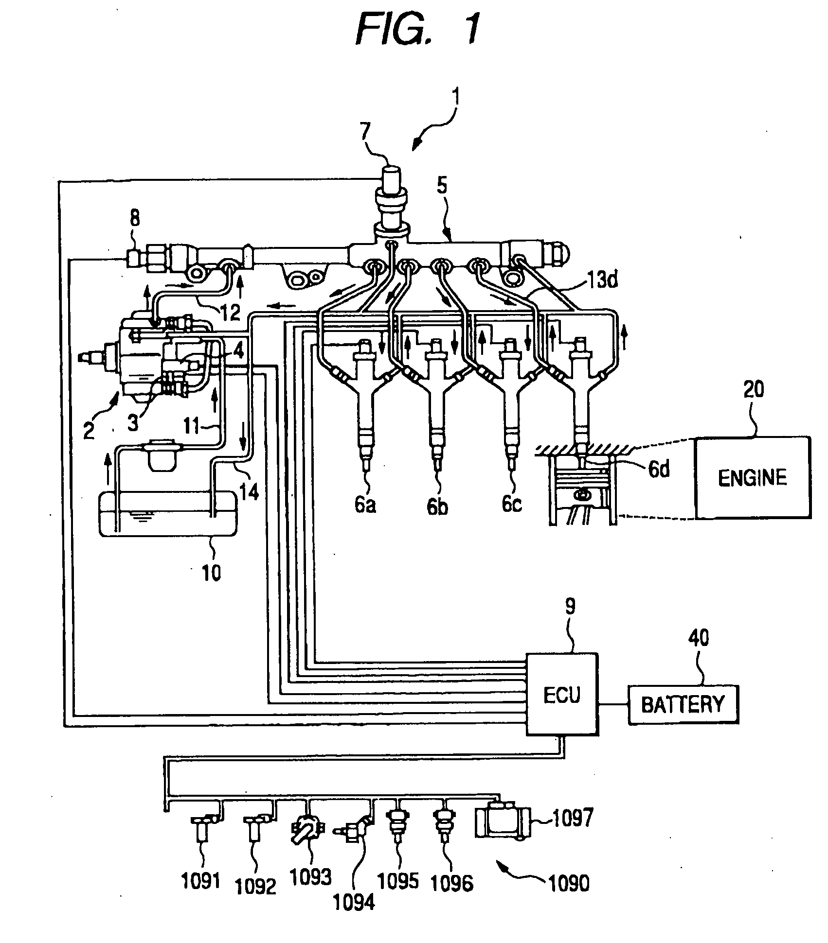 Method and apparatus for pressure reducing valve to reduce fuel pressure in a common rail