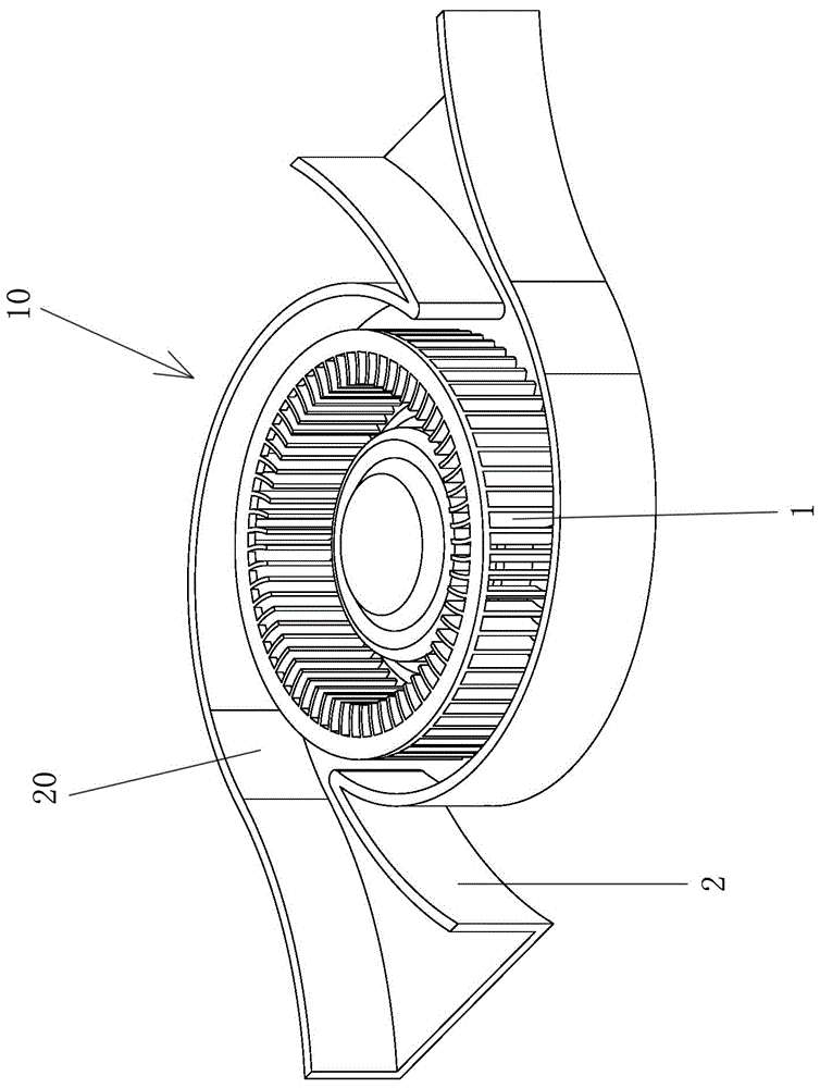 Calculation method of single-fan double-outlet air flue of air purifier and structure of single-fan double-outlet air flue