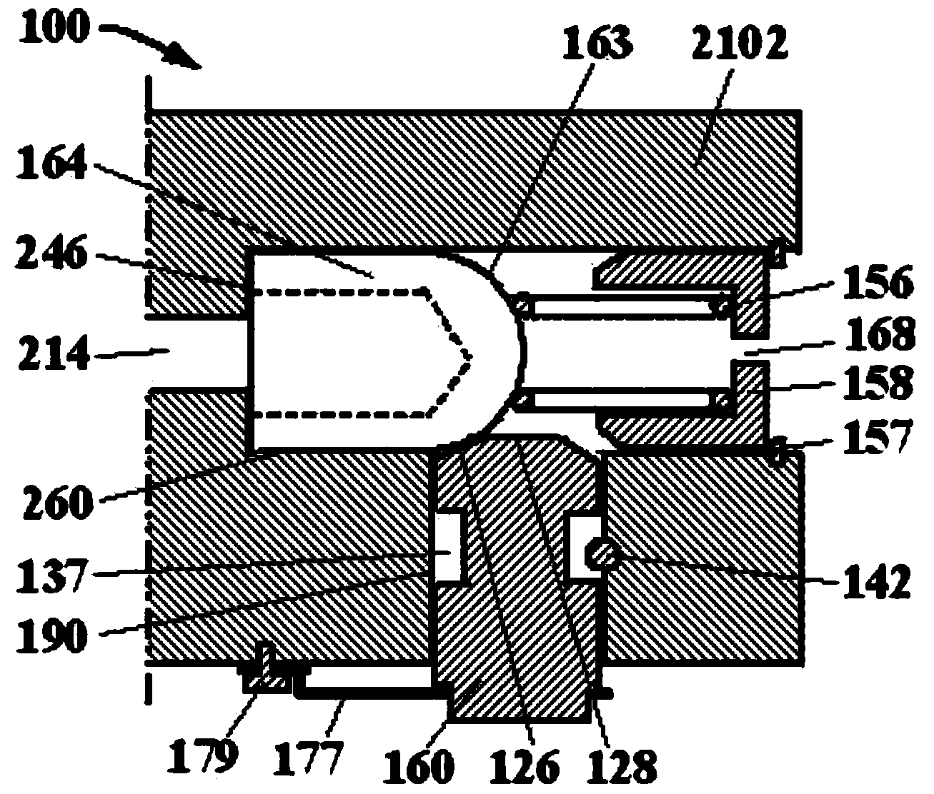 Valve actuating system of engine and method for generating engine auxiliary valve lift curve