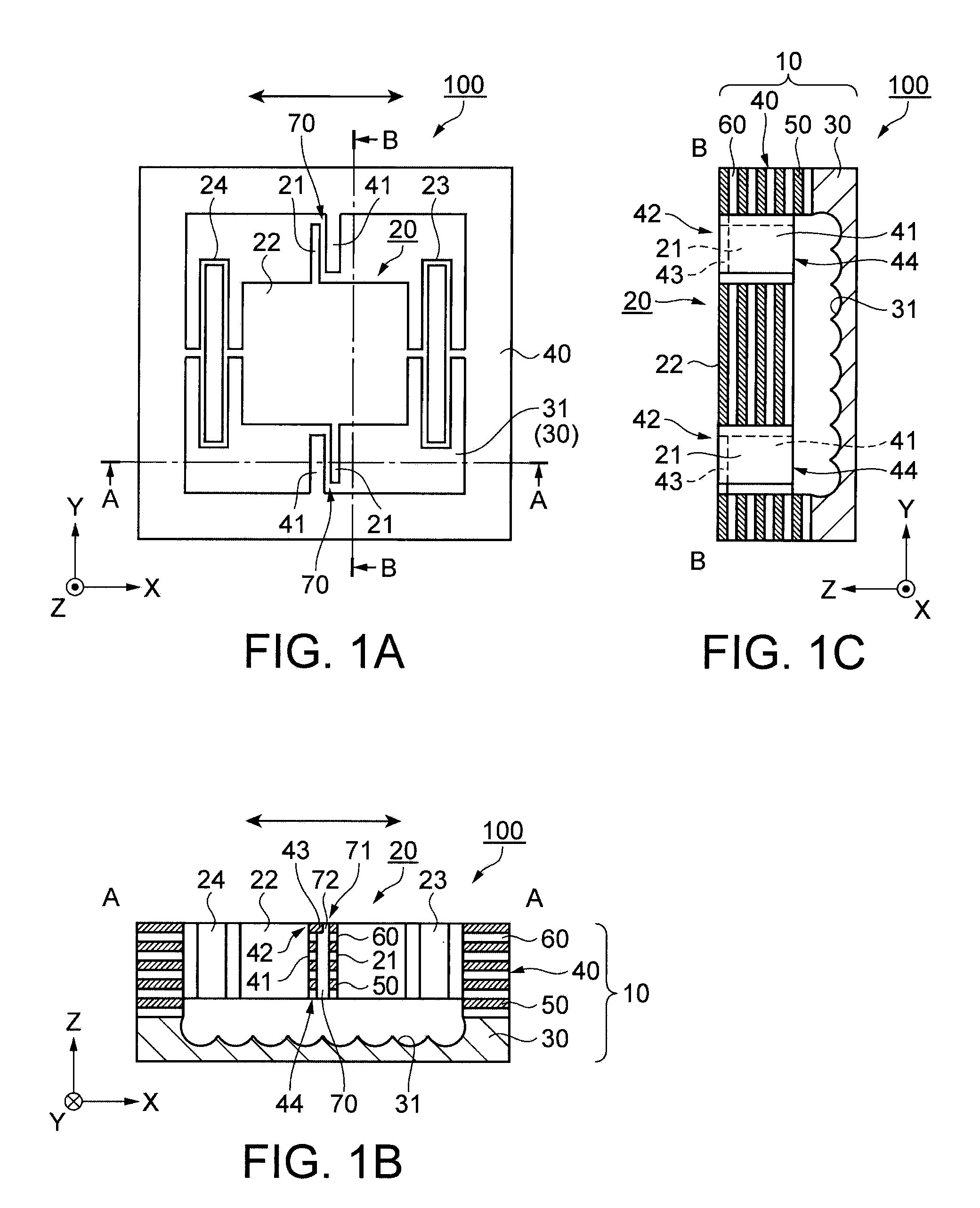Acceleration sensor and electronic device