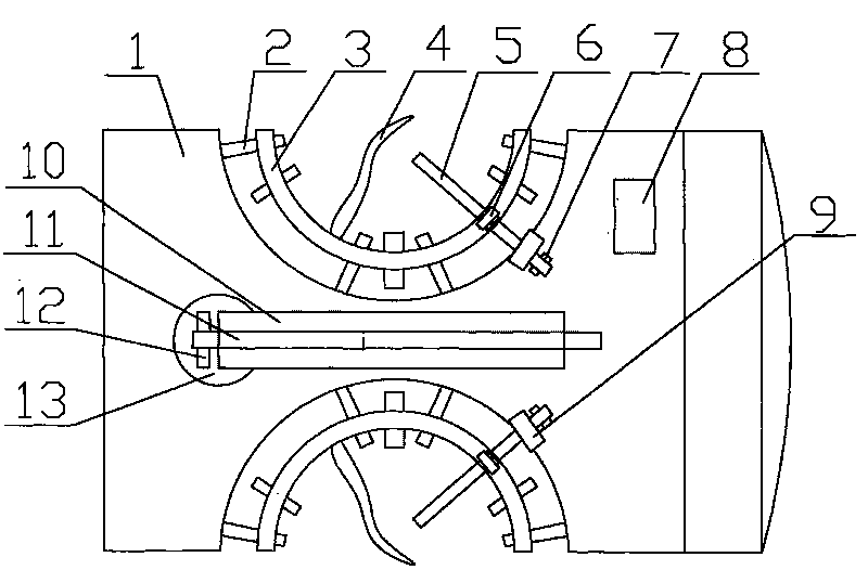 Garden tree pruning device