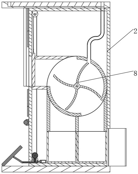 Intelligent environment-friendly photovoltaic garbage classification box with initial treatment function