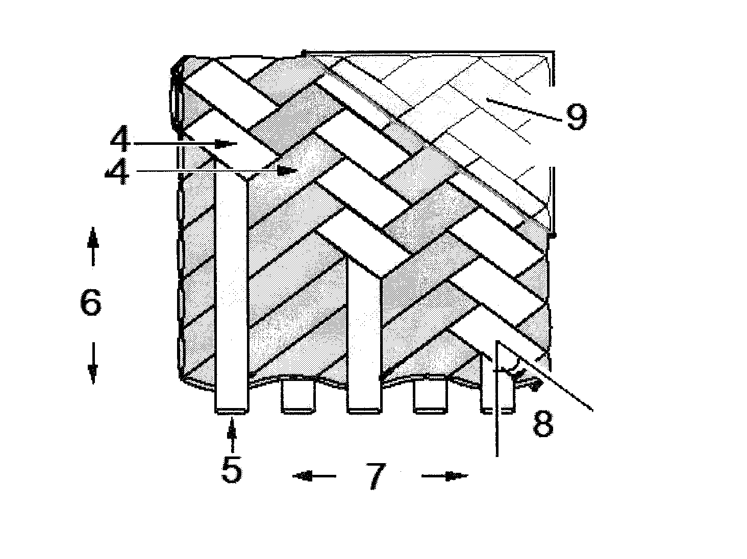Composite-material braided prefabricated filling belt and preparation method of composite-material braided prefabricated filling belt