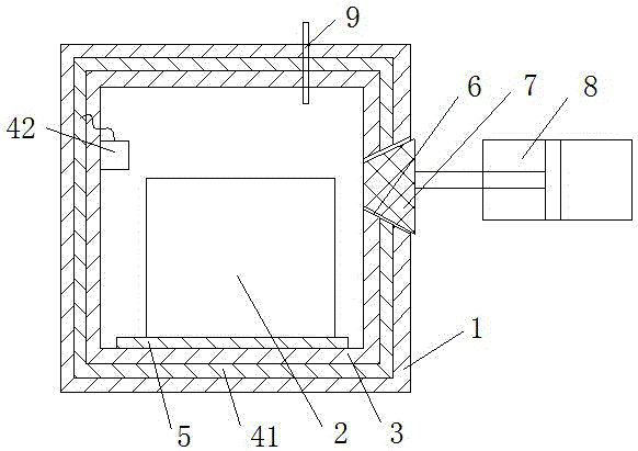 Temperature insulation apparatus for electronic component housing