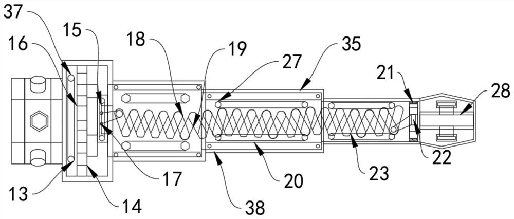 Probe type RFID read-write antenna array control system