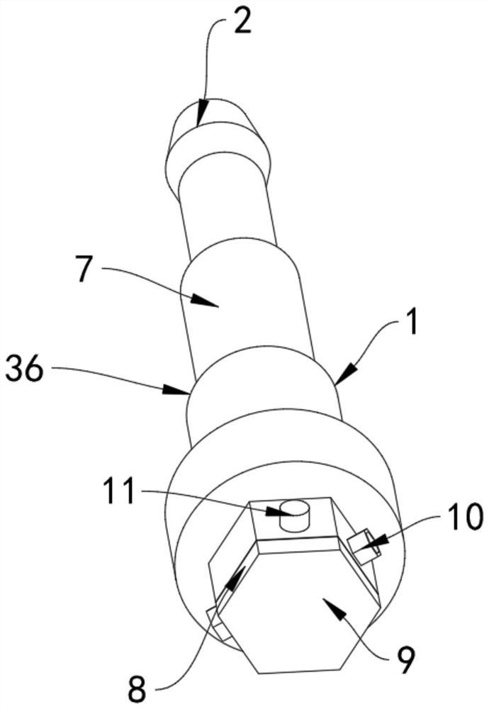 Probe type RFID read-write antenna array control system