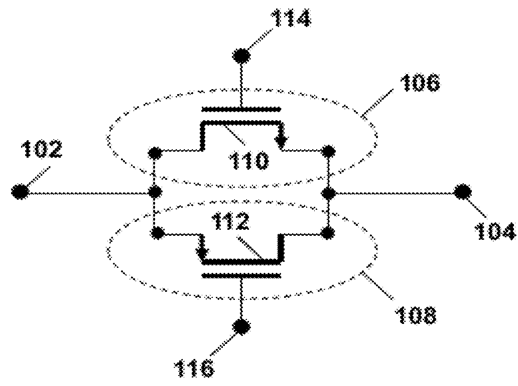 Control-voltage of pass-gate follows signal