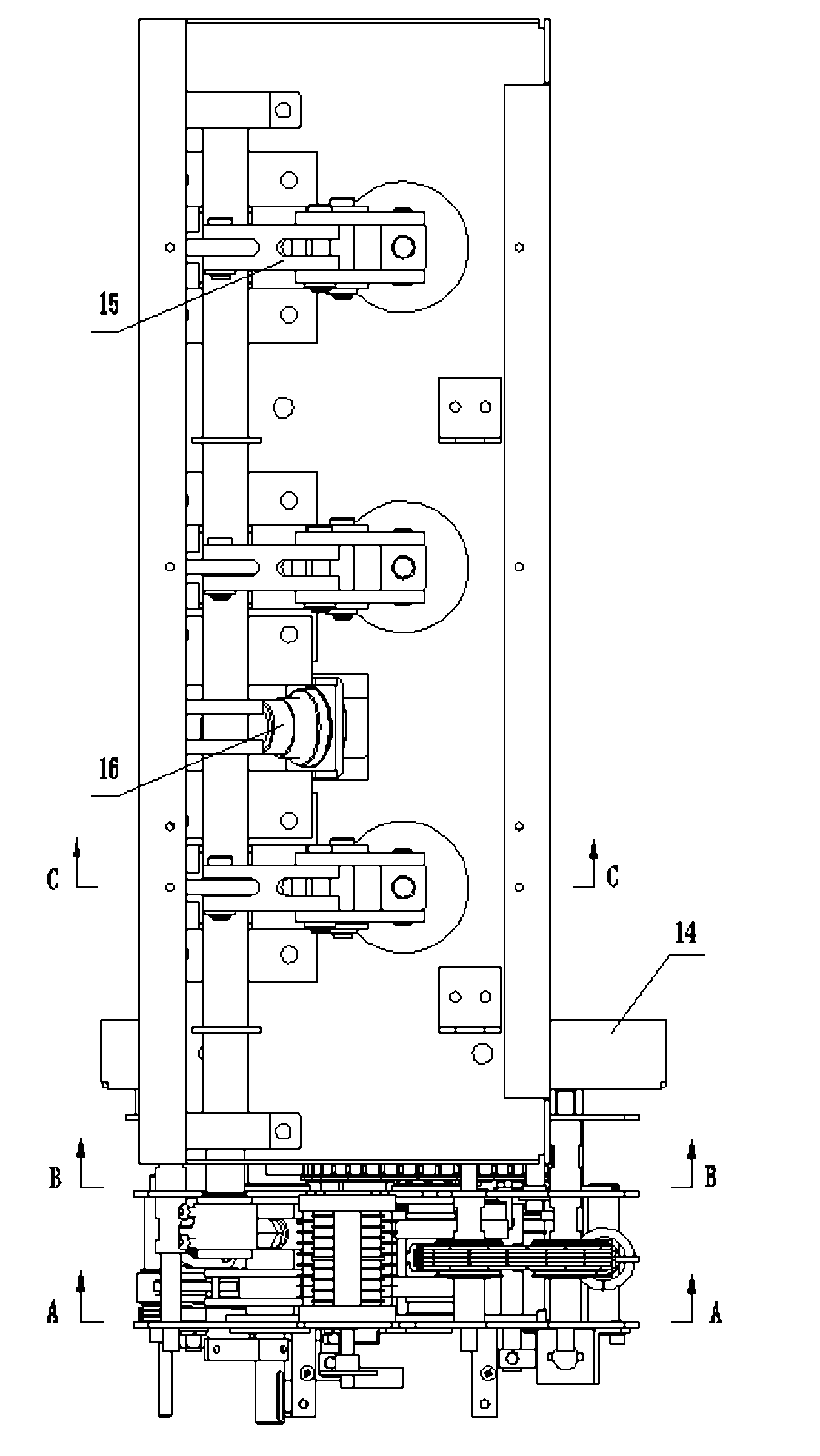 Vacuum circuit breaker and load switch