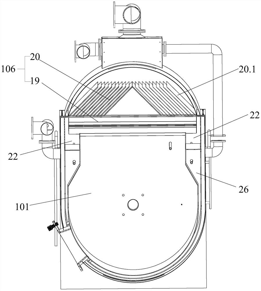 Efficient energy-saving fermentation treatment device