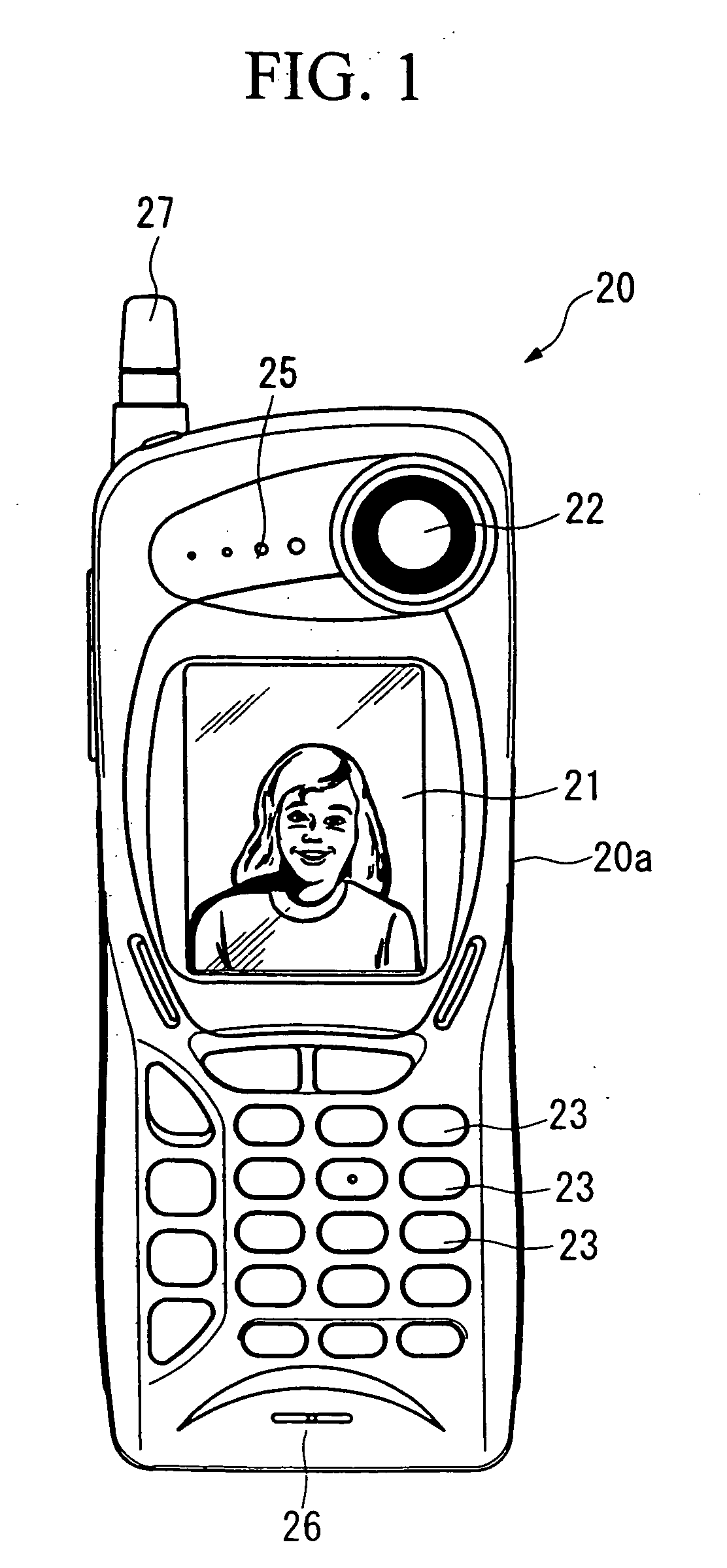 Visual telephone system using mobile communication terminal