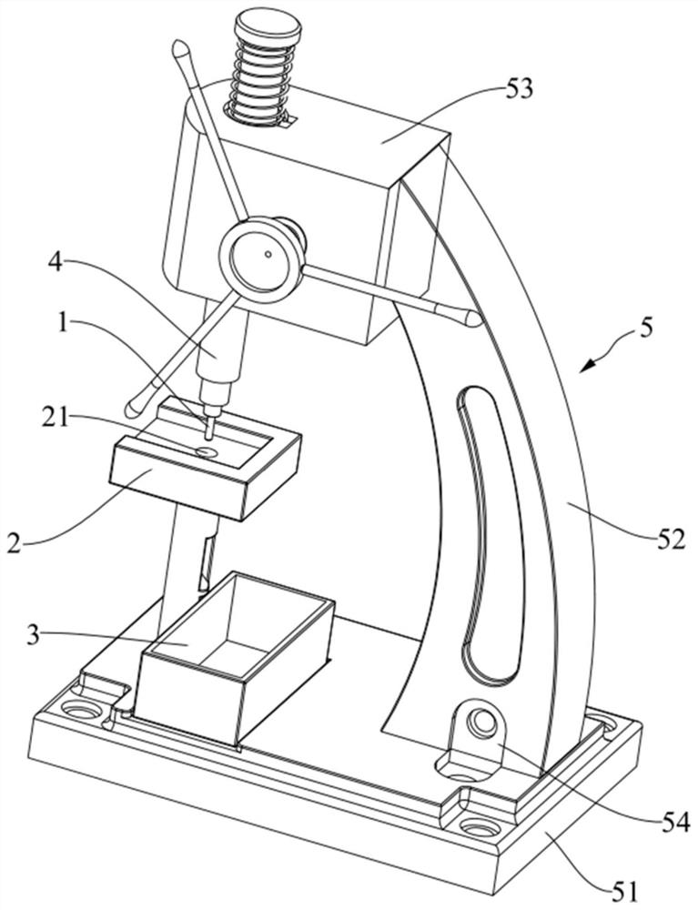 Rivet dismounting device