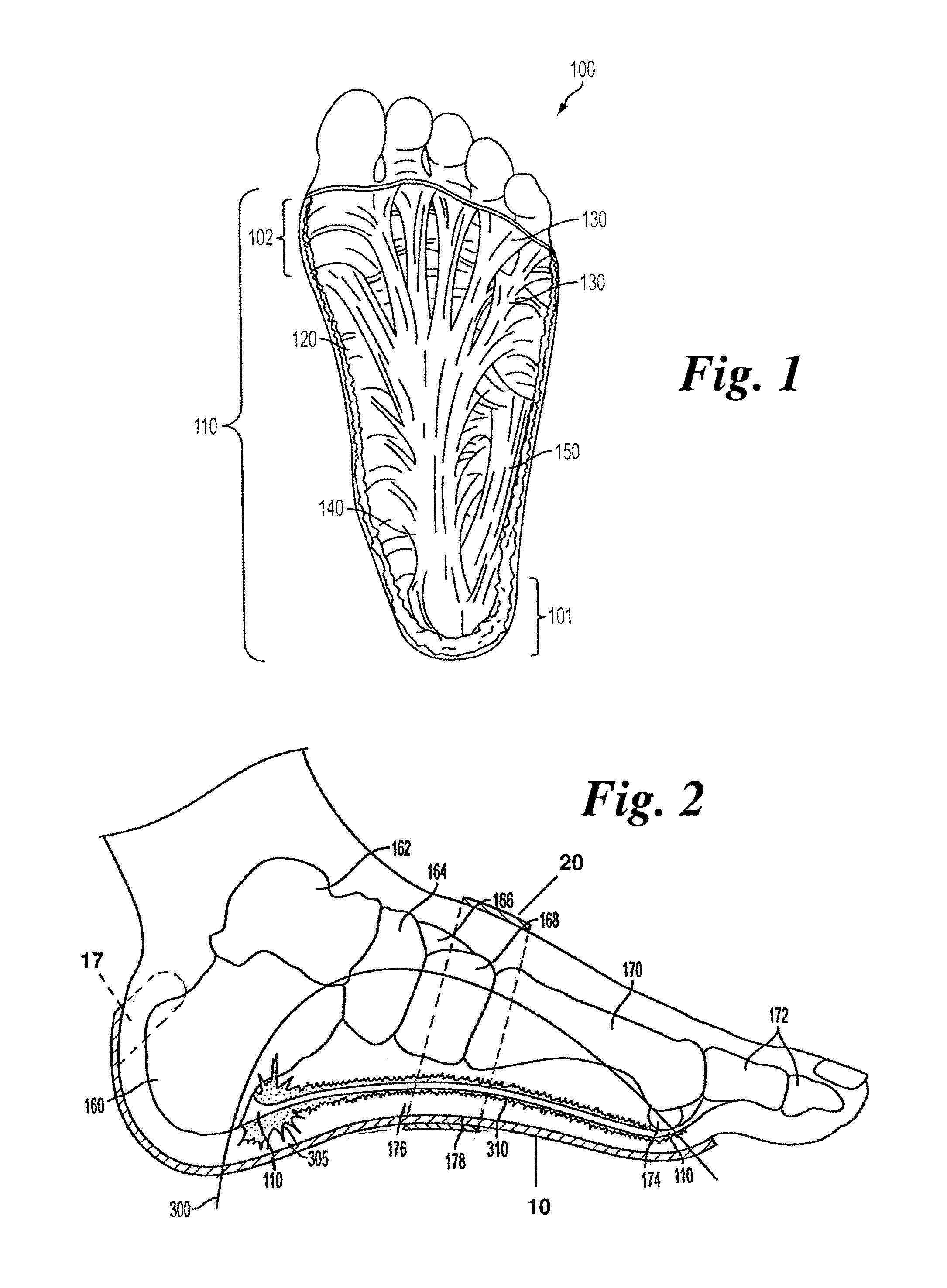 Disposable two-part orthotic foot support strap system and method