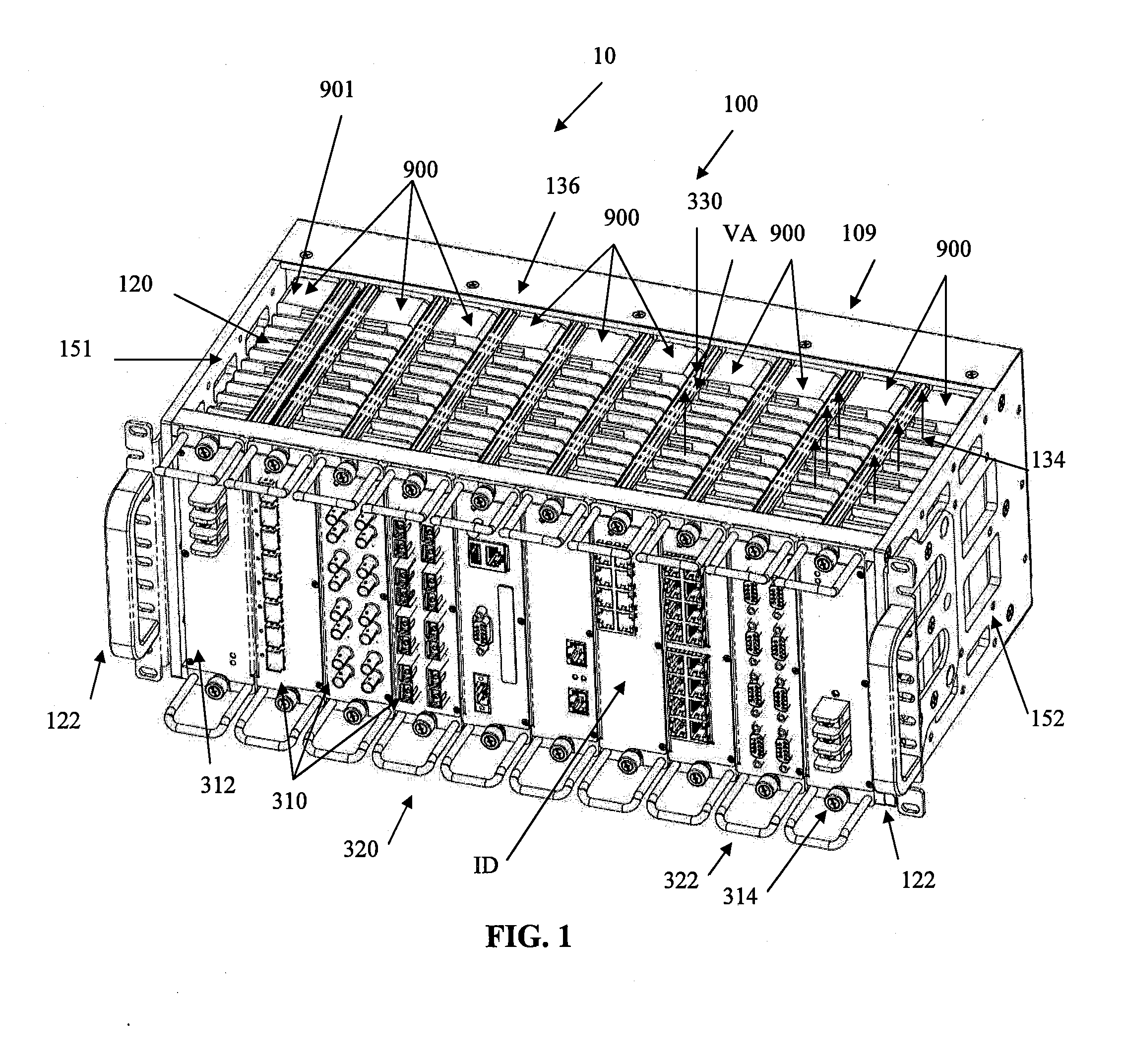 Open Frame Electronic Chassis For Enclosed Modules