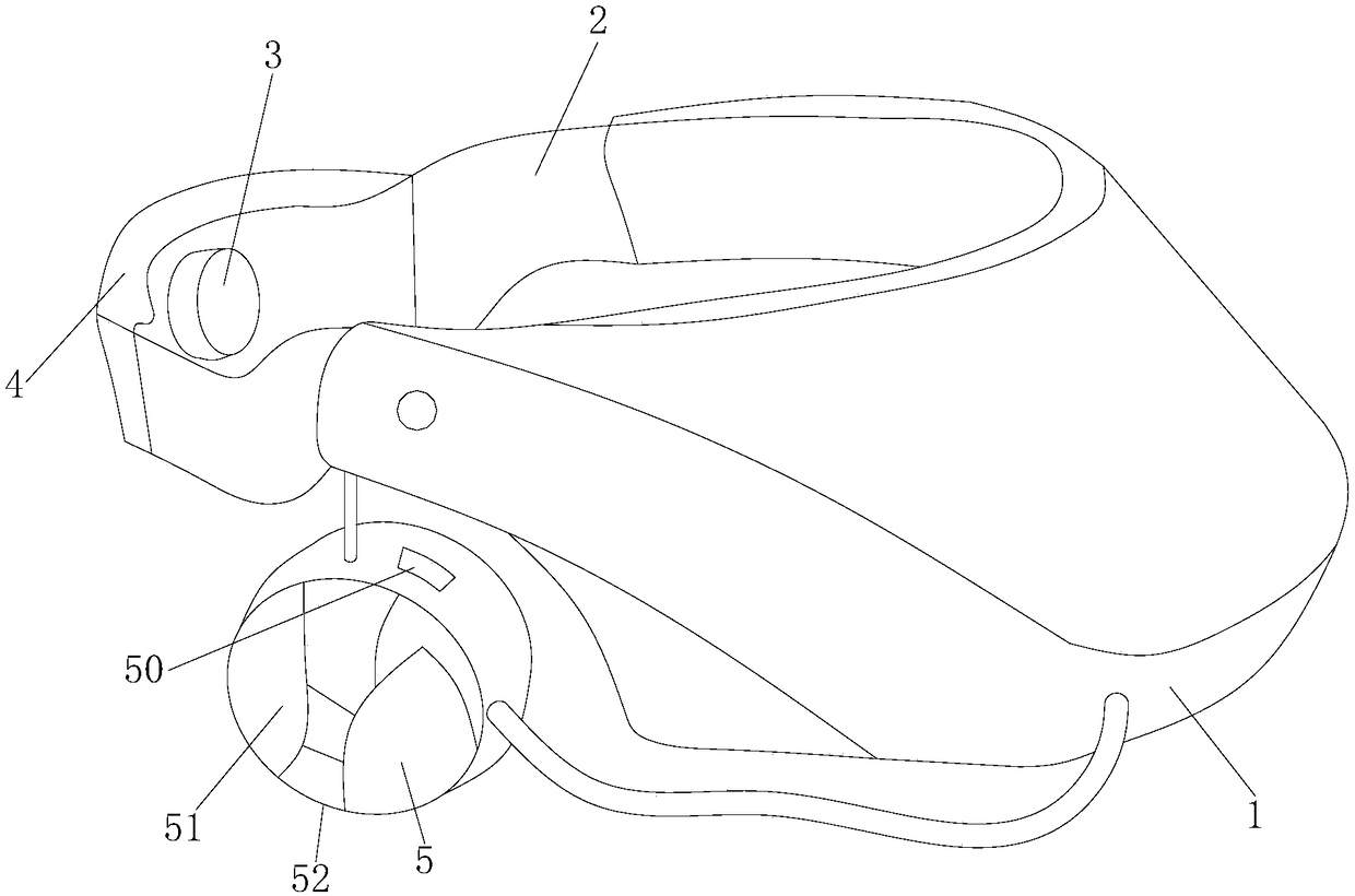 Ophthalmic drainage-type eyewash device