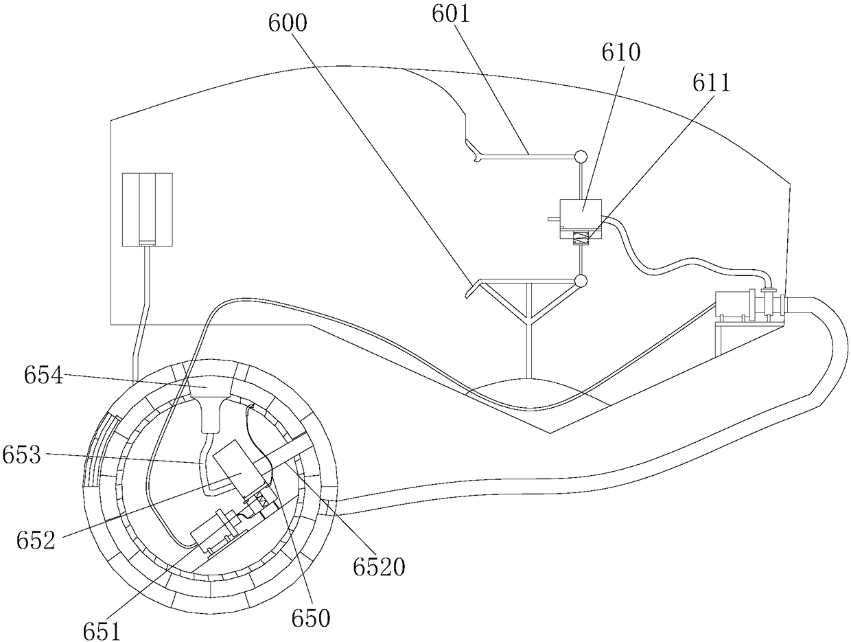 Ophthalmic drainage-type eyewash device