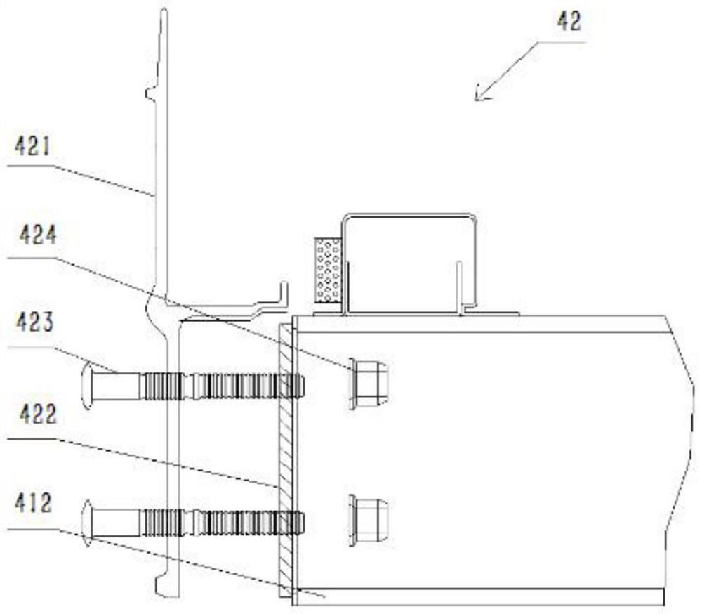 Novel integrated type refrigeration semitrailer