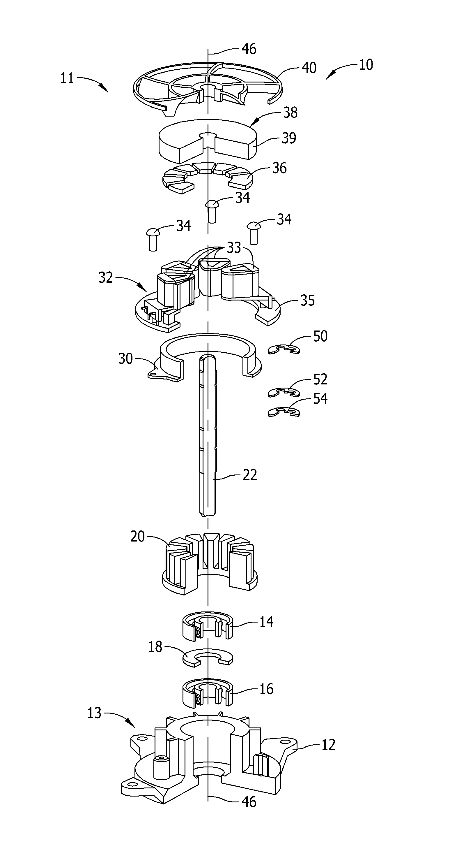 Axial load sharing bearing system and associated method of use