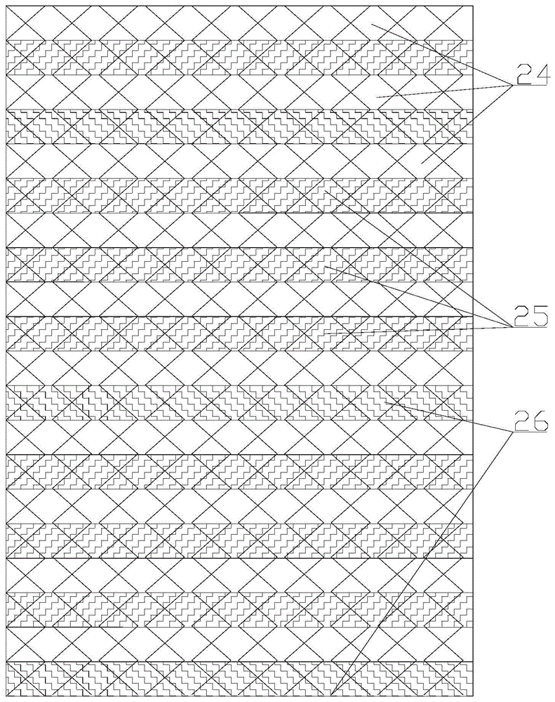 Knitting method of bath towel cloth and bath towel cloth