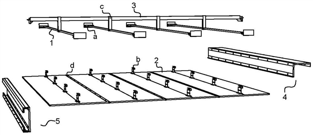 Suspended ceiling double-base-layer structure and installing method