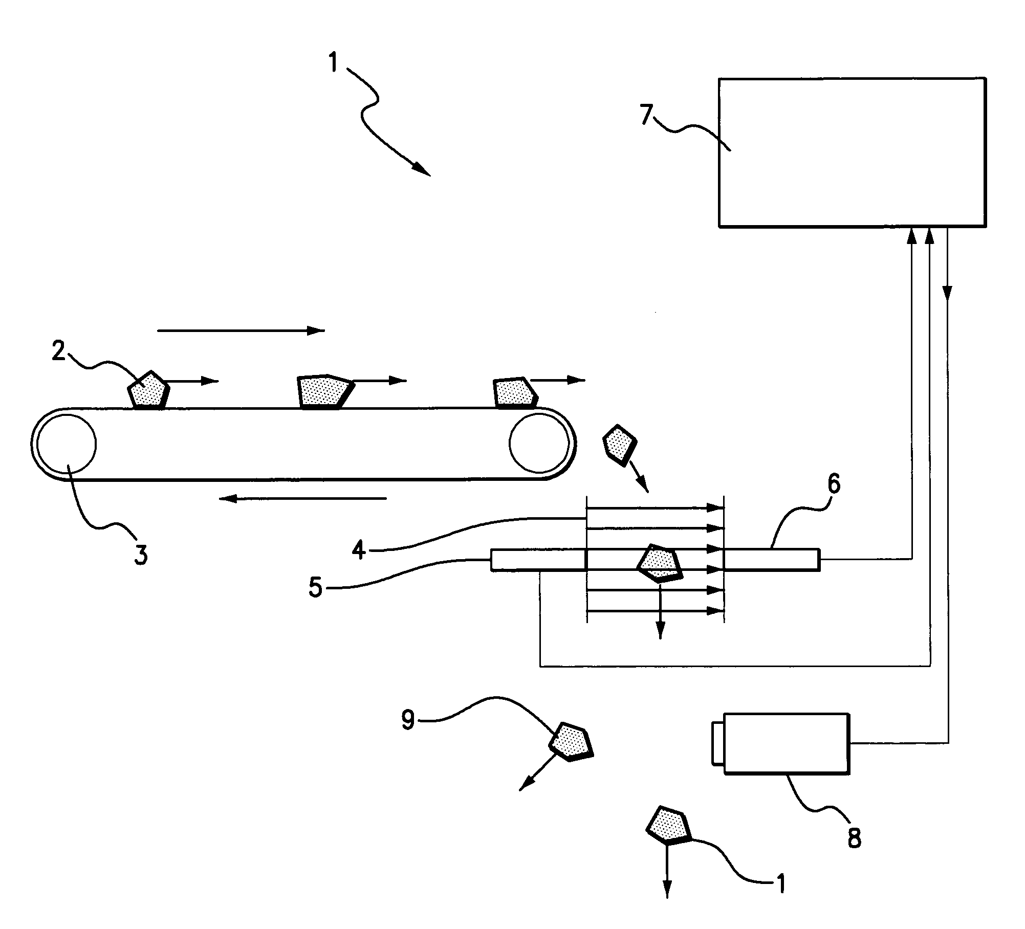 Detecting a mineral within a material