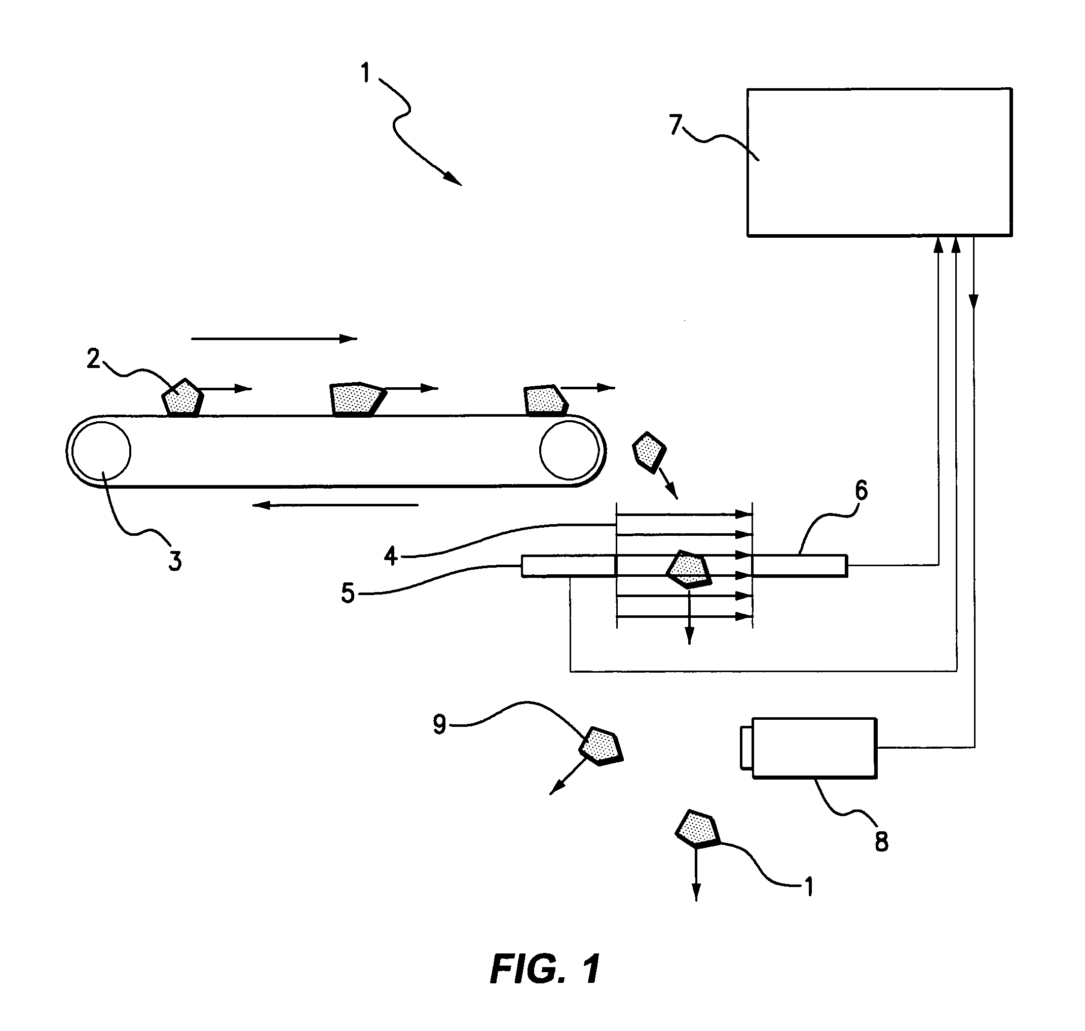 Detecting a mineral within a material