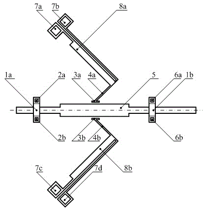 Friction type two-way rectilinear motion micromotor driven by single pair of actuators and preparation method of micromotor