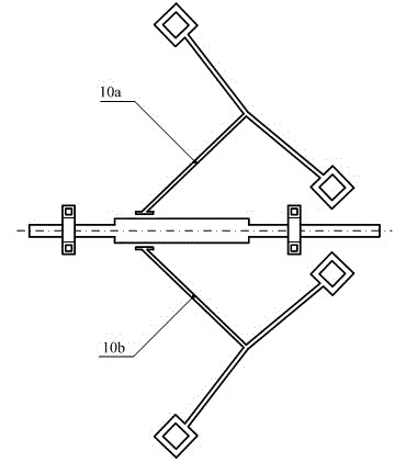 Friction type two-way rectilinear motion micromotor driven by single pair of actuators and preparation method of micromotor