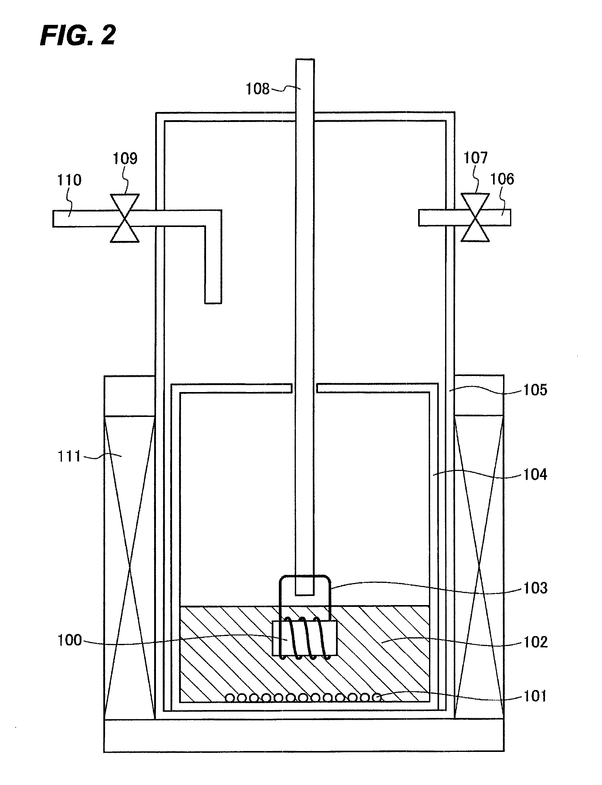 Method and apparatus for producing crystal of metal nitride of group 13 of the periodic table