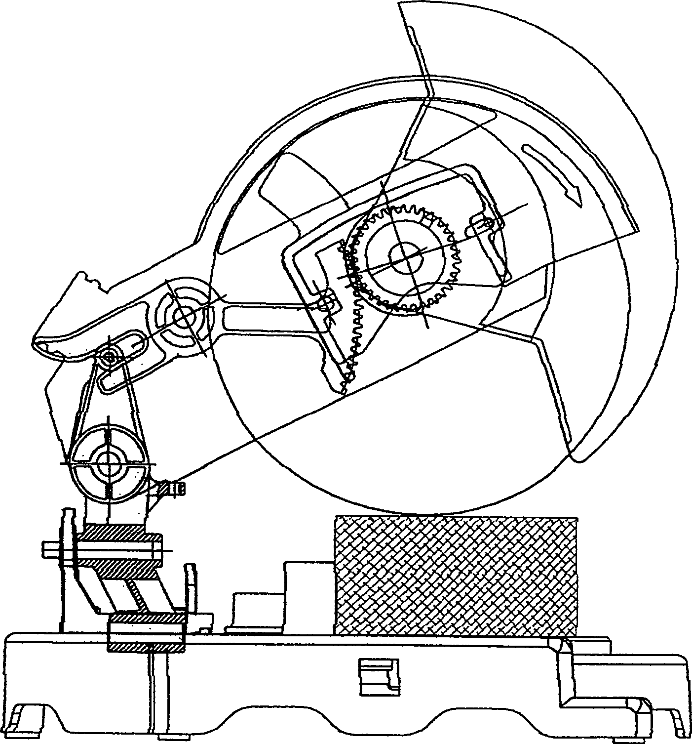 Flexible protective cover apparatus of cutter