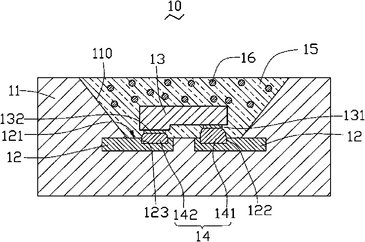 LED and production method thereof