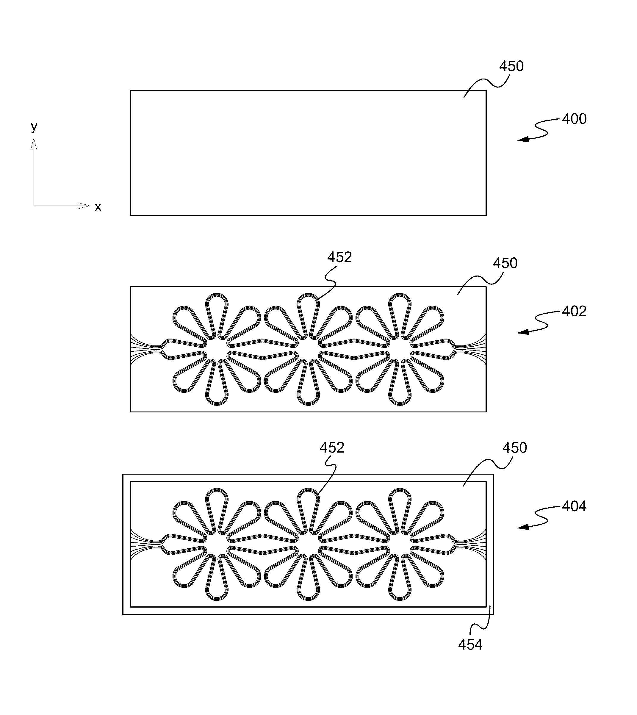 Stretchable conductor design and methods of making