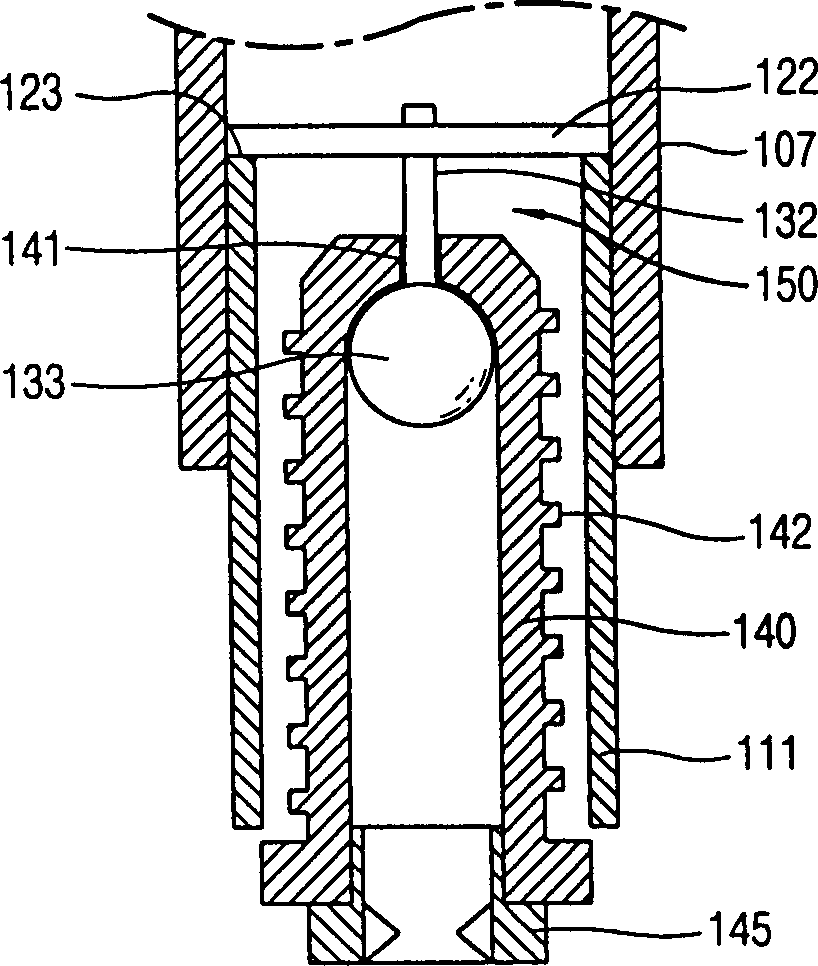 Oil supply device for hermetically sealed compressor