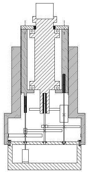 A helical gear processing mechanism with two ring-shaped protrusions on the workpiece bearing shaft