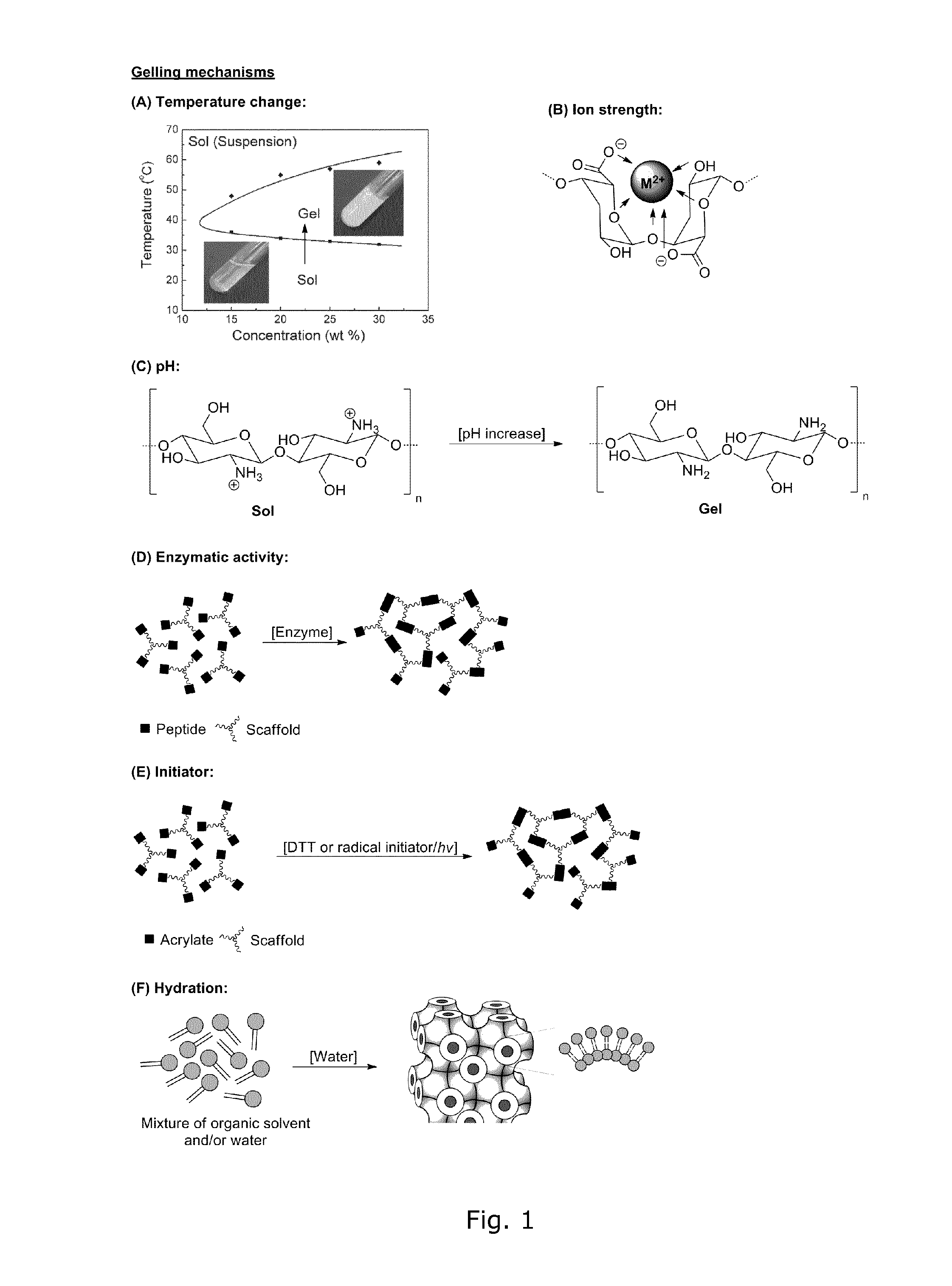 Formulation of solid nano-sized particles in a gel-forming system