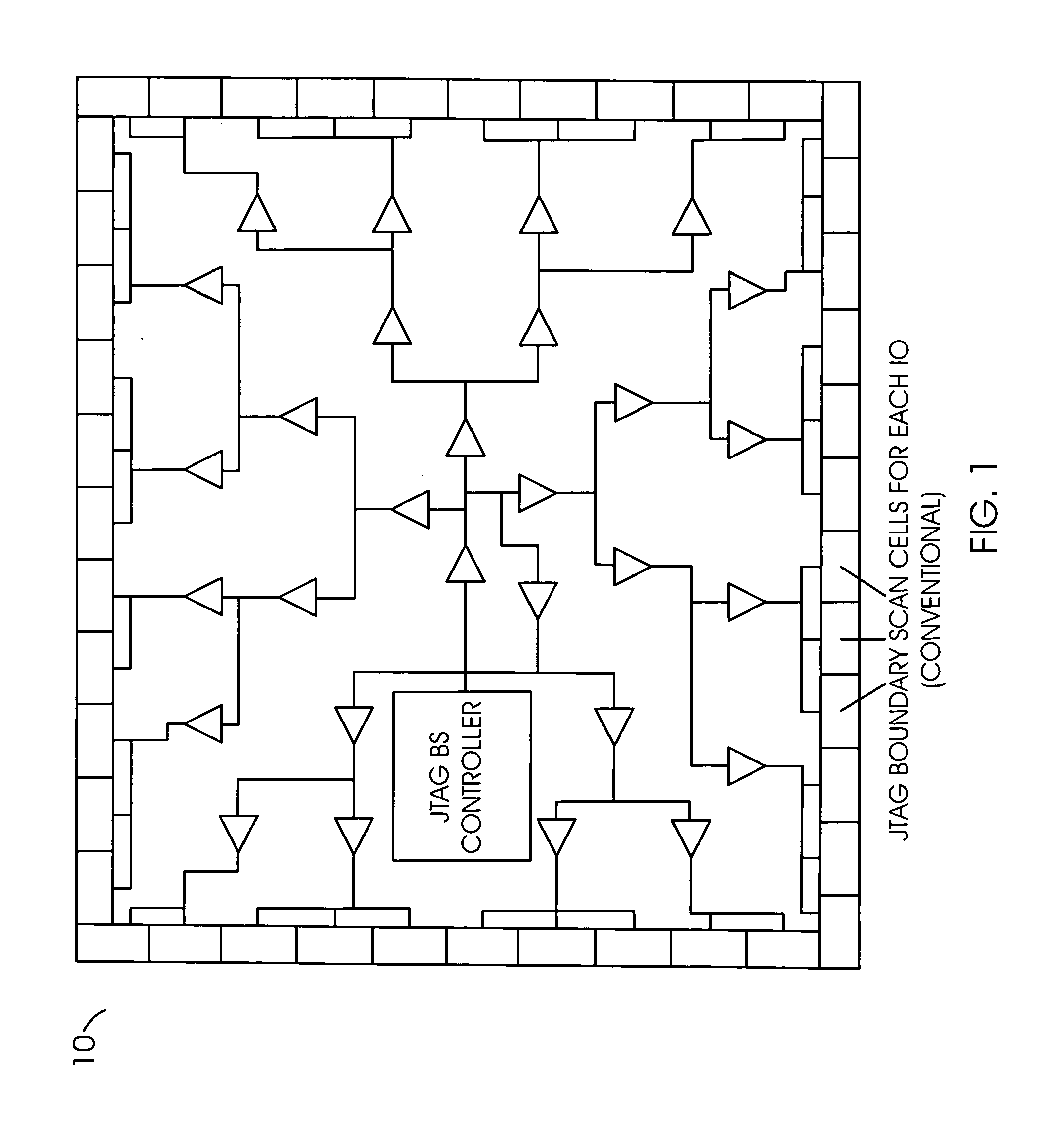 Optimized buffering for JTAG boundary scan nets