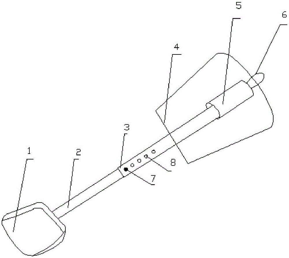 Telescopic protective shovel