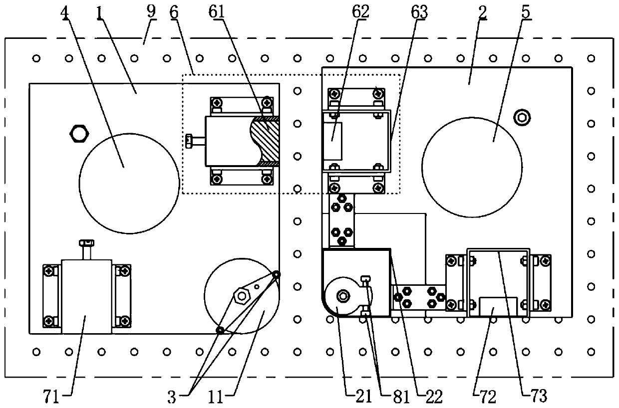 Simulation device for controlling microsatellite configuration by using high-temperature superconducting permanent magnet interaction force