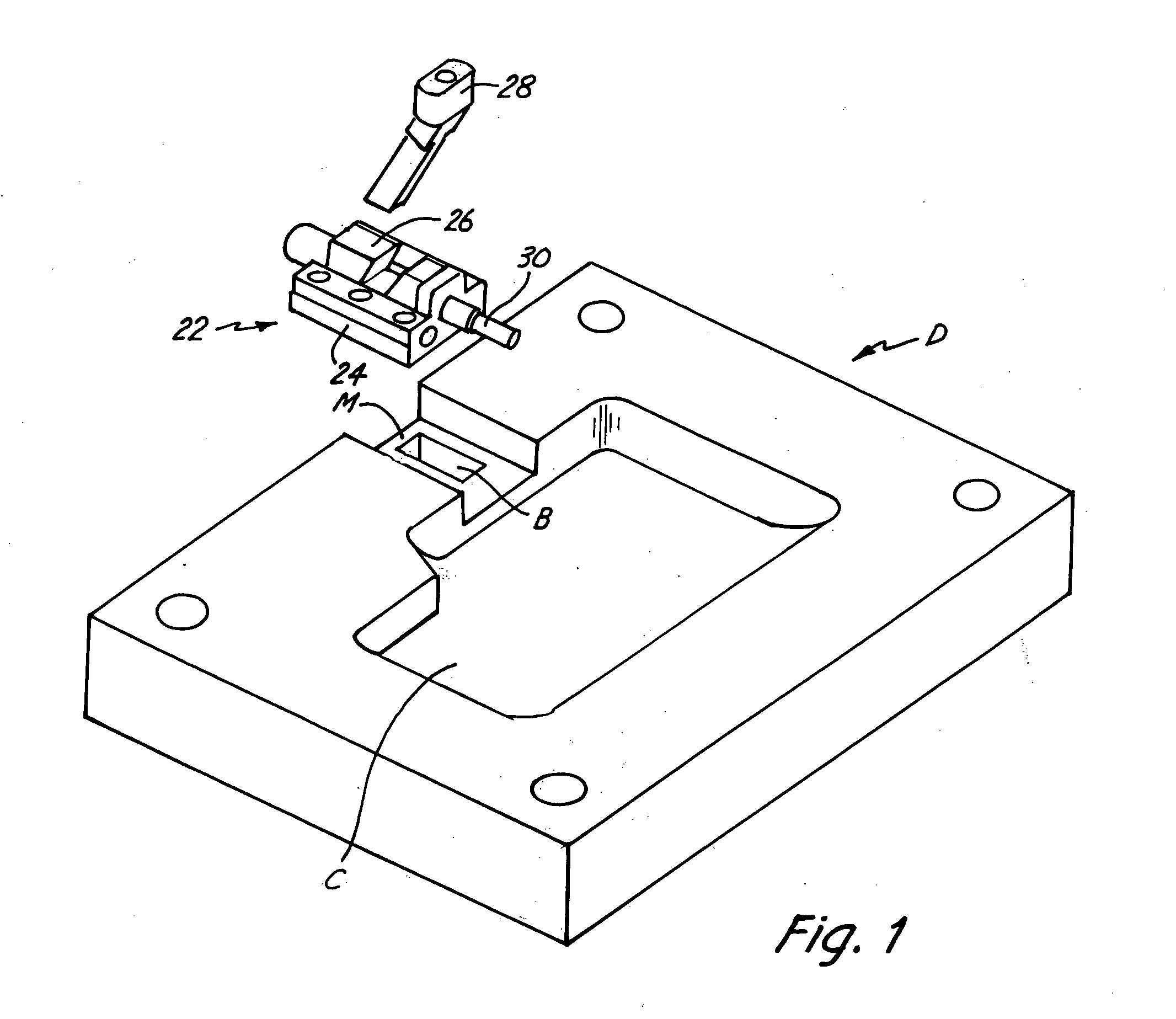 Universal slide assembly for molding and casting systems